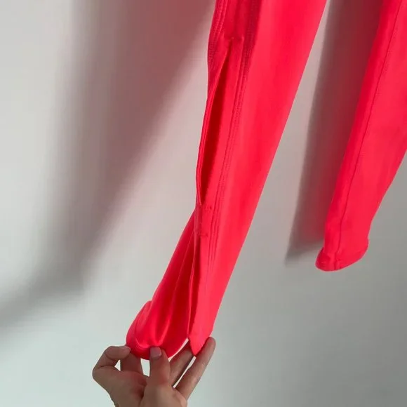 NWT Free People Movement High Rise Infinity Legging Small Neon Coral - Picture 3 of 11